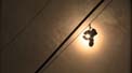 shoe on wire